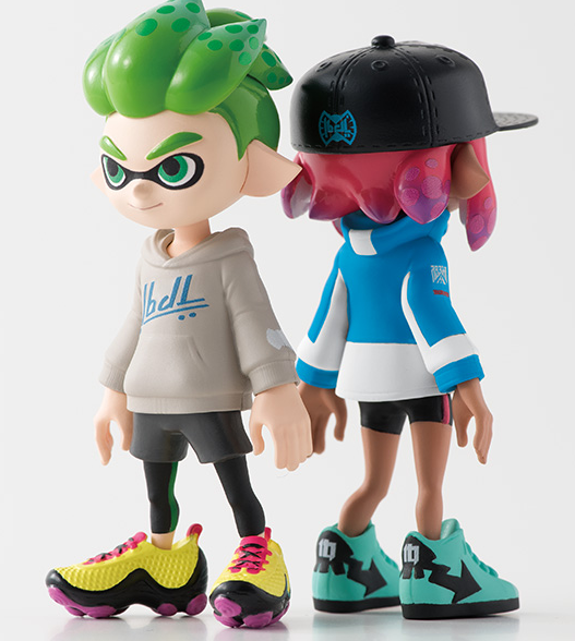 スプラトゥーン 着せ替えフィギュアシリーズ登場だと のどかな日常