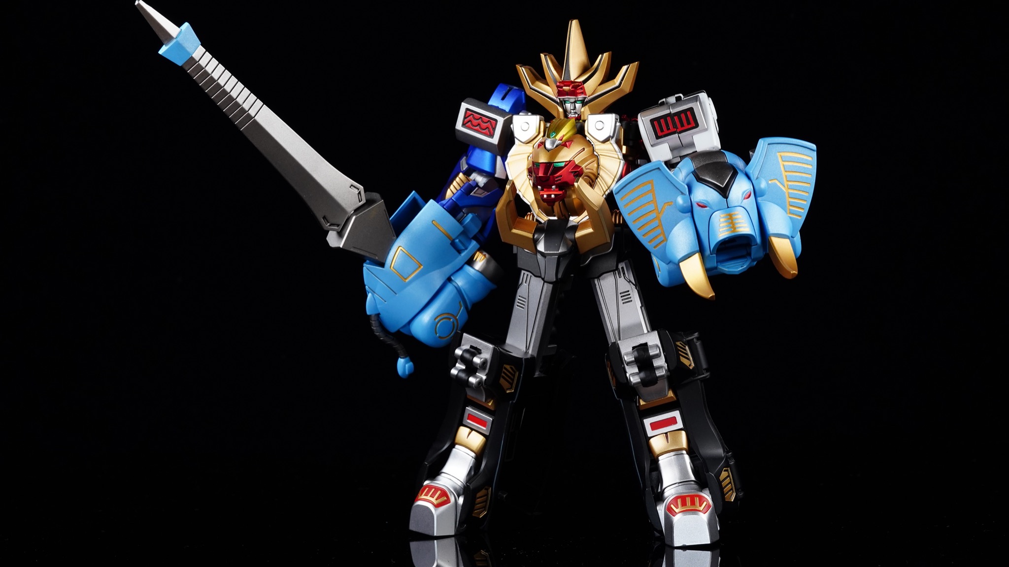 SMP・ガオライオン＆ガオエレファント】改修＆塗装済み完成版